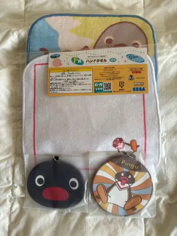 1핑 구 핸드 타월 2장 러버 코스터 2장