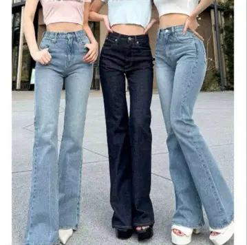 Darich 세미 플레어 데님 팬츠 M 블루