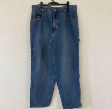 PELLE PELLE 배기 데님 블루