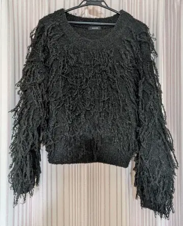 JEANASIS 루프 프린지 숏 풀오버