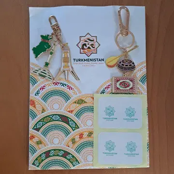 [ 오사카 간사이 만박 ] EXPO 2025 투르크메니스탄관 키링