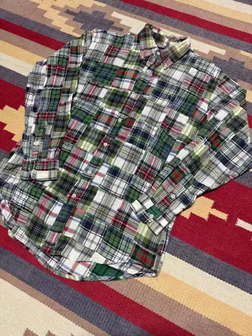 랄프 로렌 셔츠 패치워크