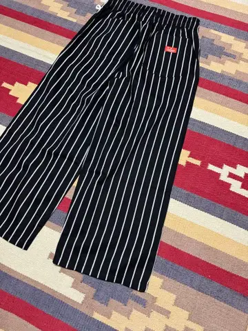 쿠크만 와이드 팬츠 스트라이프