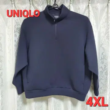 유니클로 울트라 스트레치 드라이 맨투맨 하프 지퍼 풀오버 4XL