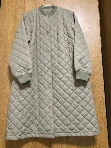 세탁 가능한 퀼팅 코트 L 무인양품 MUJI