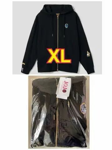 graniph 그라니프 죠죠 호위팀 후드티 XL 지퍼 후드티