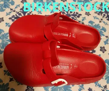 BIRKENSTOCK 레드 샌들 36EVA