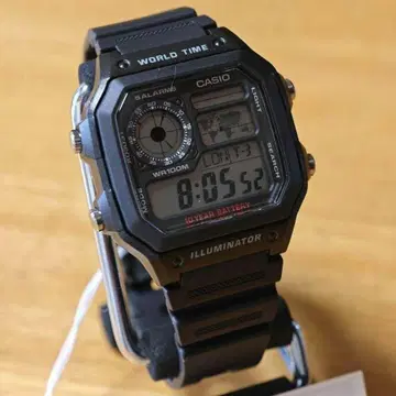 새상품 카시오 CASIO 스탠다드 손목시계 AE-1200WH-1A