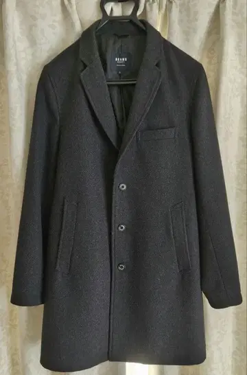 BEAMS HEART 체스터 코트 L 다크 그레이
