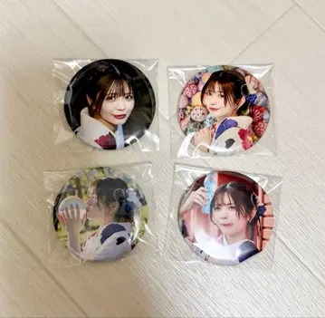 츠무기 리사 캔뱃지 4종 세트