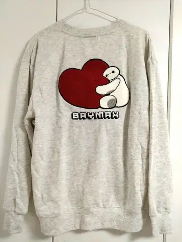 디즈니 베이맥스 트레이닝복 백프린트 남성용 M 사이즈 속기모