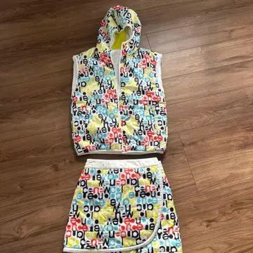 뉴발란스 골프 여성 의류 셋업 리버서블 방한