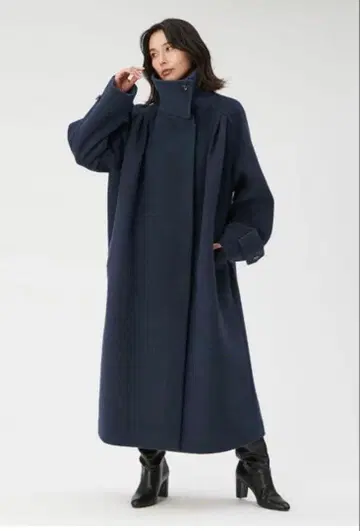 프레이 아이디 스탠드 칼라 발마칸 코트