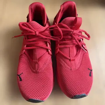 PUMA 메쉬 스니커즈 레드
