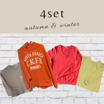 가을/겨울 4세트 여성용 상의