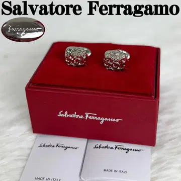 새상품급 보존 상자 포함 Ferragamo 페라가모 간치니 디자인 커프스