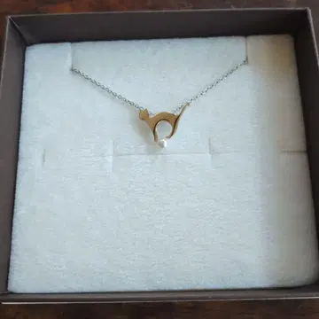 고양이부 목걸이 고양이 & 펄 실버 1