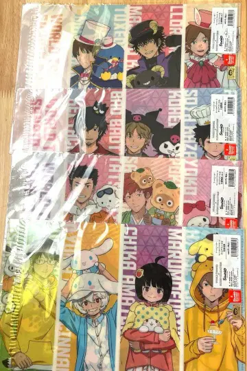 월드 트리거 산리오 콜라보 클리어 파일 전종 4개