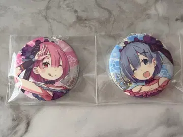 리제로 캔뱃지 라무와 렘의 생일 생활 2021 홀로 ver 업 얼굴