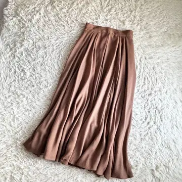 미사용 ebure 에부르 드라이 비에라 롱 스커트 36