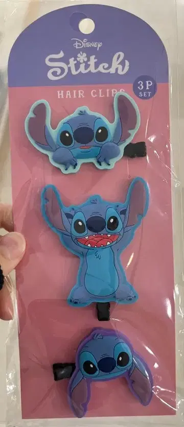재고 확인해 주세요 디즈니 스티치 앞머리 클립