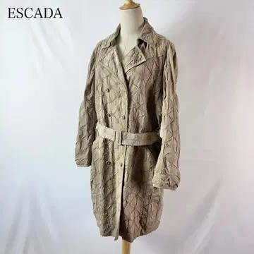 / 새상품급 ESCADA SPORT 하이 디자인 코트 벨트 포함