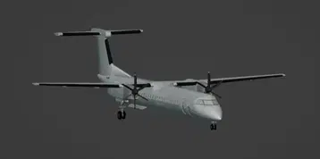 Q400 레진 키트 144 스케일