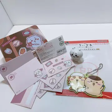CHIIKAWA 메모장 캔 박스, 스트랩, 피규어 세트