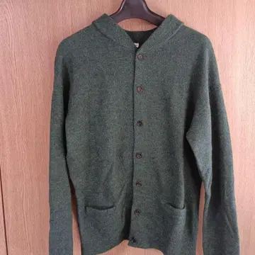 45R 플로트 융모 블루종 가디건