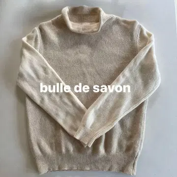 [ bulle de savon ] 뷔르데사봉 모크넥 스웨터 모