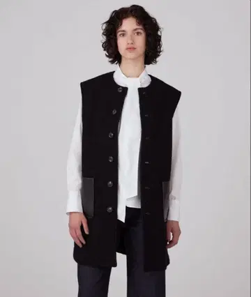 Tomorrowland MACPHEE 시프 파일 크루넥 베스트