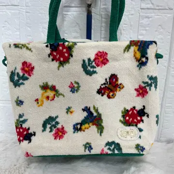 71 페이러 FEILER 핸드백 하이디 복조리 화이트 x 그린