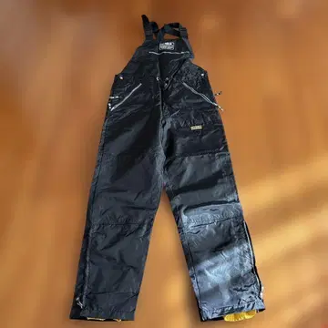 PELLEPELLE 블랙 오버롤