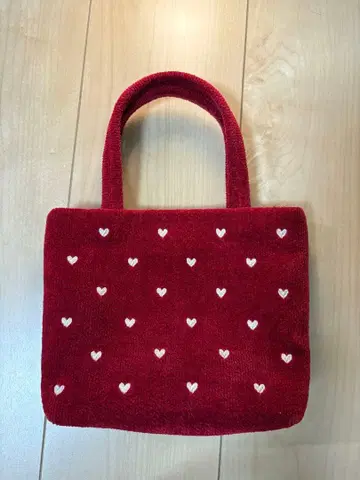 페이러 러브러리 하트 백 다크 레드