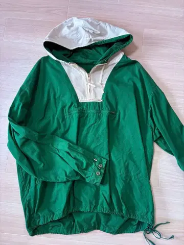 JACKWILL 그린 컬러 마운틴 후드티 F 사이즈