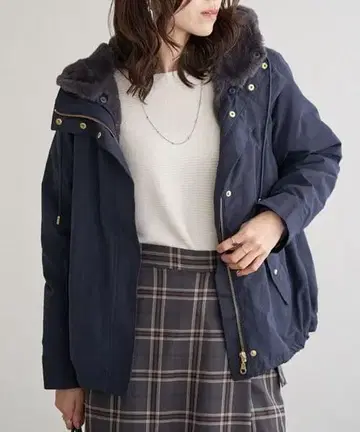 이카 ikka 보아 라이너 포함 3way 마운틴 후드티