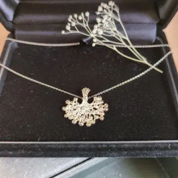 [새상품급] Ryui 부케 실버 목걸이