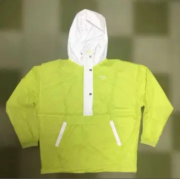 미사용! Callaway 여성용 아노락 후드티 라임 그린 LL