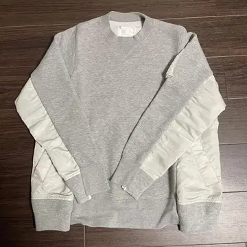 sacai Sponge Sweat Nylon Twill Pullover