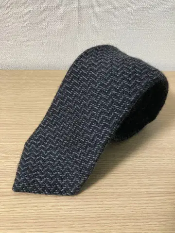 NICKY 넥타이 다크 그레이 헤링본