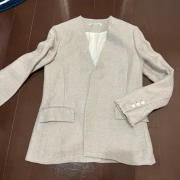 R'iam Plage 노카라 자켓 베이지