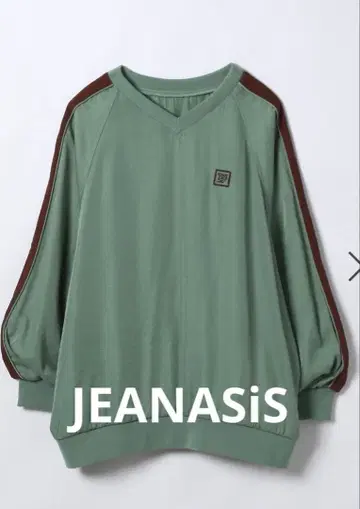 JEANASiS 빈티지 새틴 라인 풀오버