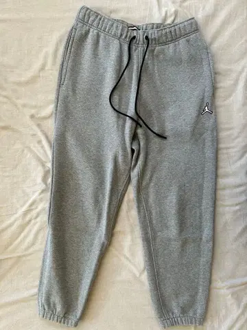 그레이 조거 팬츠 점프맨 로고