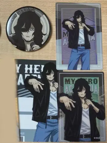 아이자와 U.A. BEAT BOXER 캔뱃지 트레이딩 카드 특전 스티커