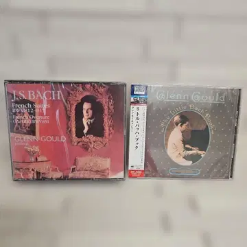 글렌 굴드 프랑스 모음곡 & 프랑스풍 서곡 리틀 바흐 북 미개봉