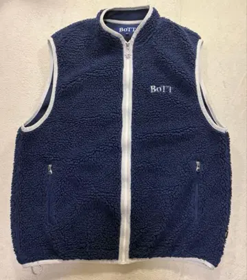 플리스 베스트 bott 보트 풀 집업 블루 보아 XL 사이즈
