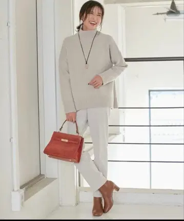 새상품급 23구 잡지 게재 TR 스트레치 개버 테이퍼드 팬츠 38 온워드