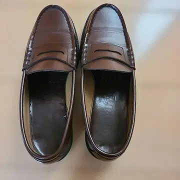 HARUTA 브라운 로퍼 24.5cm EEE