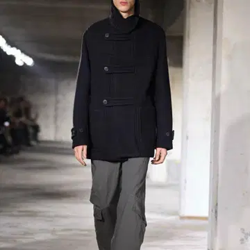 [ 새상품급 ] DRIES VAN NOTEN 24AW 더플 코트 M 블랙