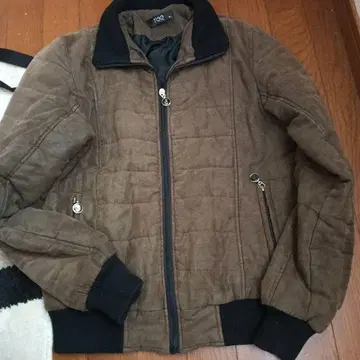 TQQ 브라운 퀼팅 자켓 M